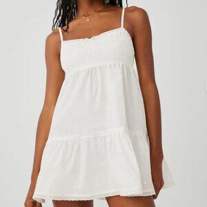 Frankies Bikinis Baby Embroidered Mini Dress